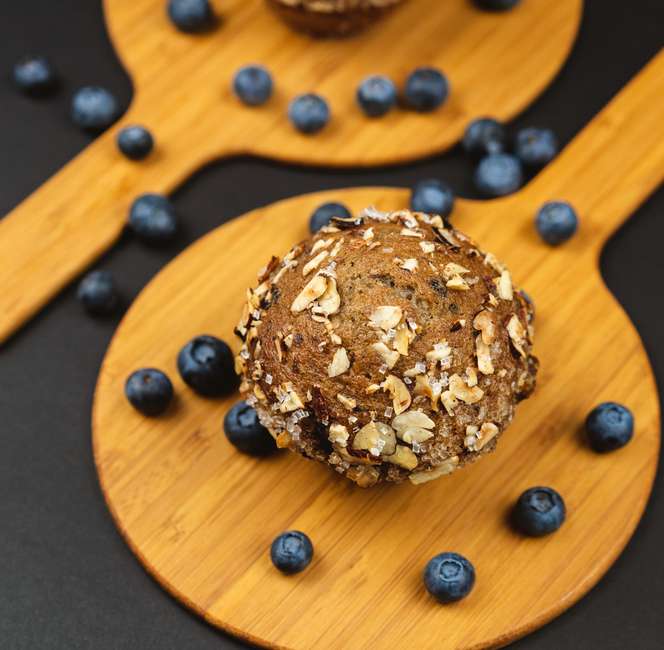 Čučoriedkový muffin